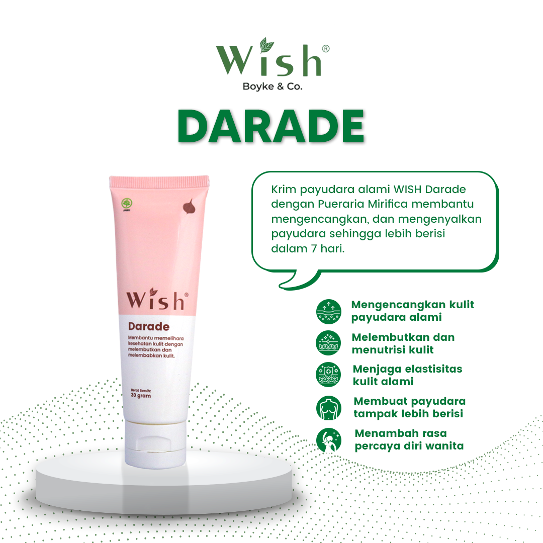 DARADE - Krim Payudara Alami - WISH Boyke & Co